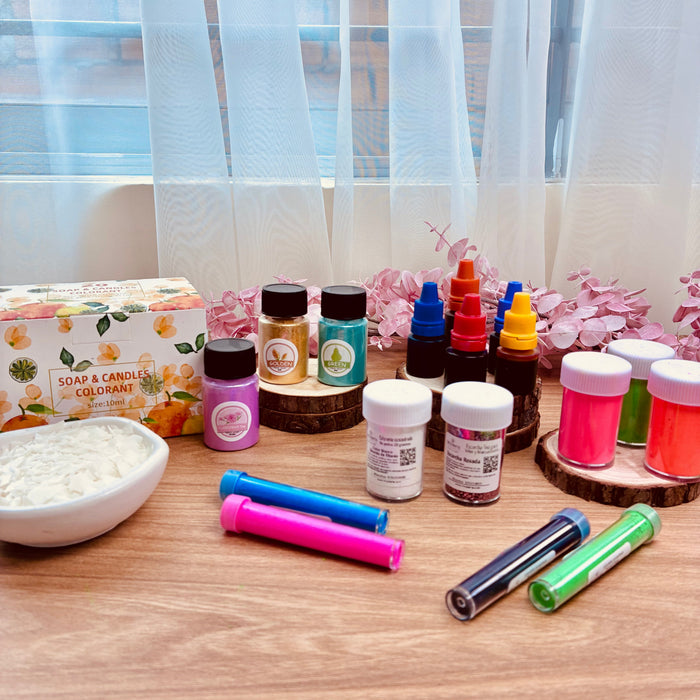 Colorantes para velas: tipos, cómo usarlos y cómo mezclar colores - Mi Velería