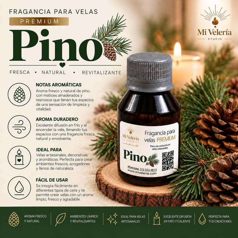 Fragancia para Velas Pino