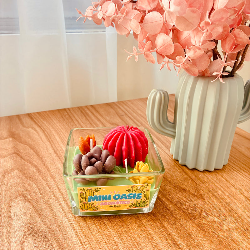 Vela Aromática Mini Oasis 🌵