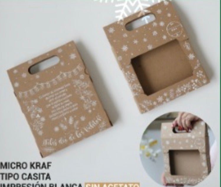Caja Casita Navideña para Velas de Deseos - Mi Velería