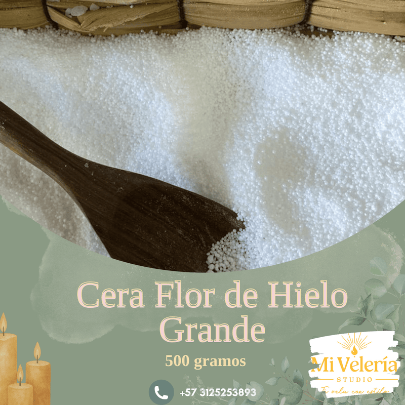 Cera flor de hielo grande - Mi Velería