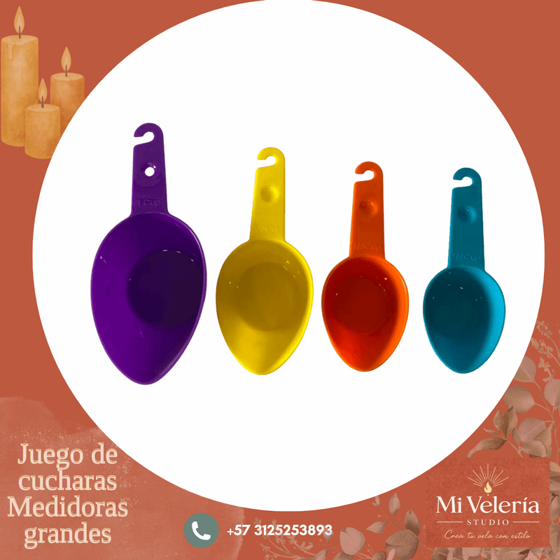 Juego de Cucharas Medidoras Grandes - Mi Velería