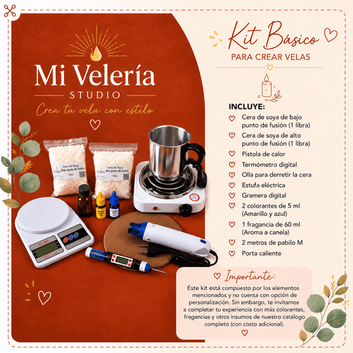 Kit inicial para velas - Mi Velería