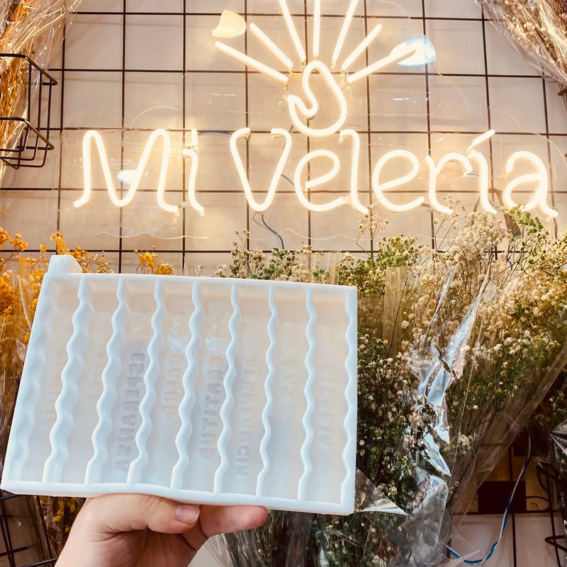 Molde 8 Deseos para Velas - Mi Velería