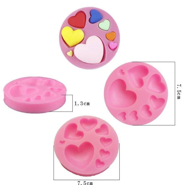 Molde Corazones Wax Melts - Mi Velería