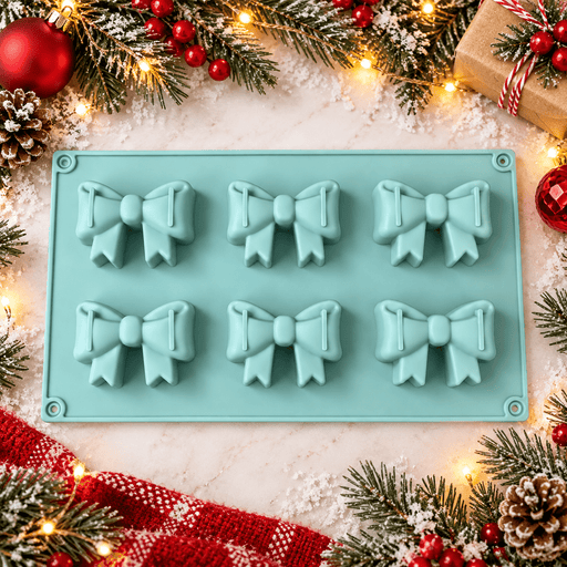 Molde de Silicona Moños Navideños x6 - Mi Velería