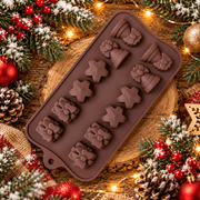 Molde de Silicona Wax Melts Navideños – 4 Diseños - Mi Velería