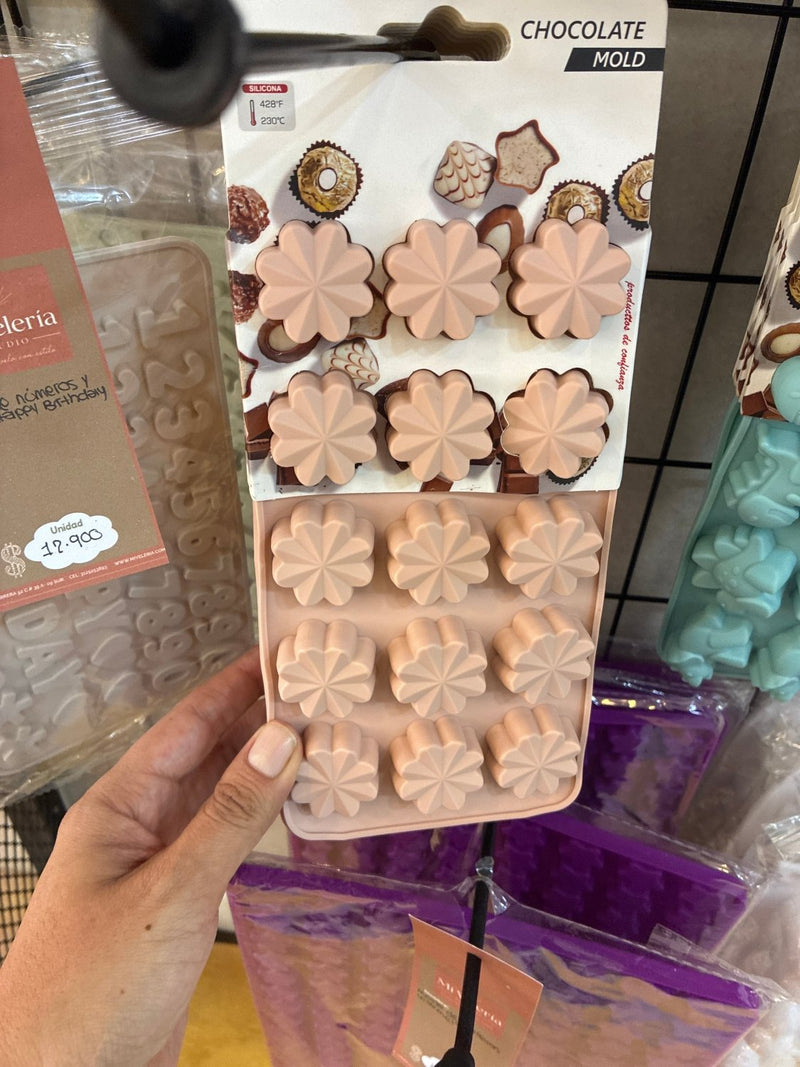 Molde flores WaxMelts - Mi Velería