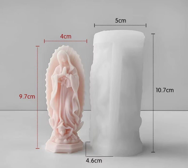 Molde Virgen 3D Guadalupe - Mi Velería