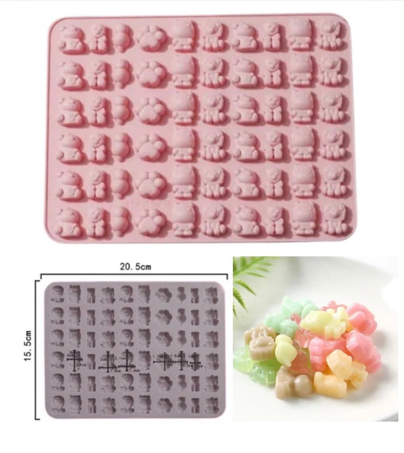 Molde WaxMelts Mini Animales - Mi Velería