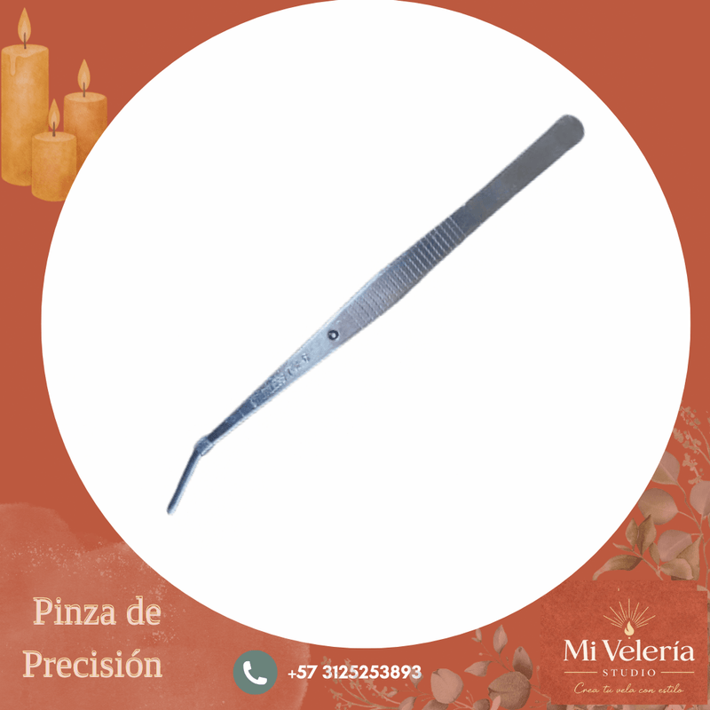 Pinza de precisión para decoración de velas - Mi Velería