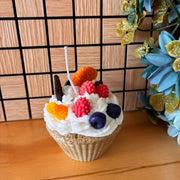 Vela Cupcake Frutal – Efecto Horneado 🧁✨ - Mi Velería